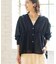 ブラウス風Vネックカーディガン【洗濯機OK】