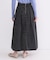 ドビードットタックフレアスカート【洗濯機OK】