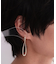 メタルロングドロップピアス
