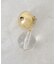 メタル×クリア ピアス