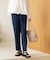 美脚ストレッチイージーテーパードパンツ／セットアップ対応可【洗濯機OK／防シワ加工】《SS～LL/5col》