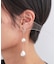 2WAYパール調デザインピアス