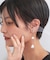 2WAYパール調デザインピアス