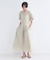 【接触冷感/吸水速乾】リネンライク シャツワンピース《洗濯機OK》