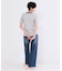 【PETIT BATEAU／プチバトー】ミニマリニエールクルーネック半袖Tシャツ
