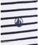【PETIT BATEAU／プチバトー】ミニマリニエールクルーネック半袖Tシャツ