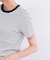 【PETIT BATEAU／プチバトー】ミニマリニエールクルーネック半袖Tシャツ