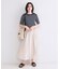 ボートネックボーダーニット【洗濯機OK／抗ピル】