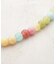 マルチカラー天然石風ネックレス