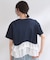 裾フリルドッキングTシャツ【洗濯機OK】