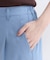 【接触冷感】ストレッチクロップドパンツ《洗濯機OK》