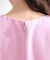 【接触冷感】麻混シアーVネックフレアワンピース《洗濯機OK》