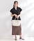 【ストレッチ／防シワ／洗濯機OK】スキッパーブラウス《SS～LL／5col／セットアップ可》