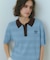 ◆【umbro／アンブロ】メッシュボーダー配色ポロニット