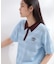 ◆【umbro／アンブロ】メッシュボーダー配色ポロニット