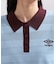 ◆【umbro／アンブロ】メッシュボーダー配色ポロニット