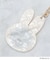 ◆【miffy】フェイス型シェル調スライドミラーチャーム