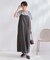 【接触冷感】サテンキャミワンピース《前後2WAY／洗濯機OK》