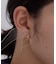 ハート細ラインピアス