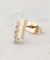 ビジューバーピアス