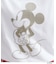 「Mickey Mouse」フロッキープリント フレンチスリーブTシャツ《洗濯機OK》