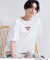 【モンチッチ】フロントプリント＆ロゴ刺繍ショートTシャツ《洗濯機OK》