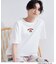 【モンチッチ】フロントプリント＆ロゴ刺繍ショートTシャツ《洗濯機OK》