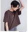 【モンチッチ】フロントプリント＆ロゴ刺繍ショートTシャツ《洗濯機OK》