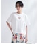【モンチッチ】フロントプリント＆ロゴ刺繍ショートTシャツ《洗濯機OK》