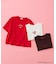 【モンチッチ】フロントプリント＆ロゴ刺繍ショートTシャツ《洗濯機OK》