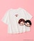 【モンチッチ】フロントプリント＆ロゴ刺繍ショートTシャツ《洗濯機OK》