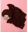 【モンチッチ】ポケット付きブランケット入りフェイス型クッション
