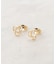 メタルラインｘビジューミニピアス