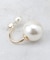 バックキャッチフェイクパールピアス