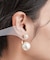 バックキャッチフェイクパールピアス