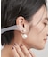 バックキャッチフェイクパールピアス