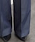 【森絵梨佳さん着用】ストレッチ シャンブレータックパンツ《洗濯機OK》
