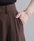 【es】ストレッチタックバレルパンツ／セットアップ可《洗える》