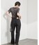 【Lee別注】バレルレッグデニムパンツ