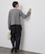 金ボタンポケットニットカーディガン【洗濯機OK】