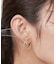 ダブルリングデザインミニピアス