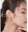 ダブルリングデザインミニピアス