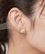メタルデザインピアス
