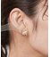メタルデザインピアス