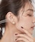 メタルデザインピアス