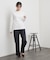 【PETIT BATEAU／プチバトー】ポワンココットクルーネック長袖Tシャツ