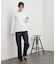 【PETIT BATEAU／プチバトー】ポワンココットクルーネック長袖Tシャツ