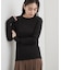 【PETIT BATEAU／プチバトー】ポワンココットクルーネック長袖Tシャツ