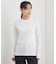 【PETIT BATEAU／プチバトー】ポワンココットクルーネック長袖Tシャツ