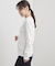 【PETIT BATEAU／プチバトー】ポワンココットクルーネック長袖Tシャツ